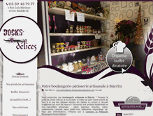 Tablet Screenshot of docksdelices-boulangerie-patisserie.com